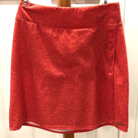 Merrill wrap skirt with cute button detail. - Picture 1 of 8
